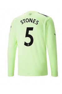 Fotbalové Dres Manchester City John Stones #5 Třetí Oblečení 2022-23 Dlouhý Rukáv